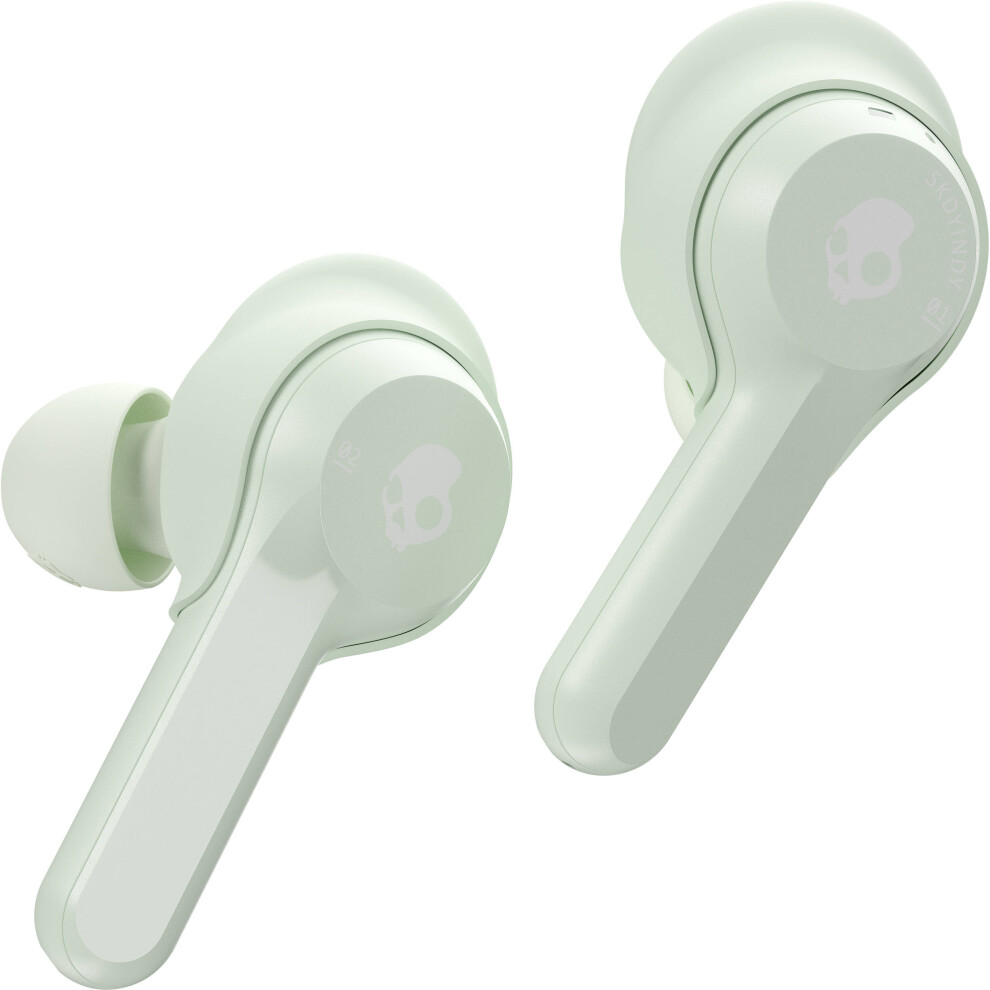 Skullcandy Indy True Wireless Earbuds (Mint) - Ip55, 16H Total With Case, Bluetooth 5.0, Built-In Mic, Touch Controls - S2ssw-M692