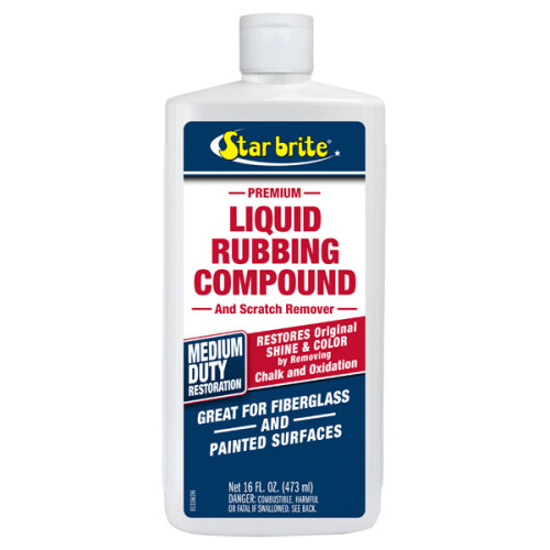 Starbrite Liquid Rubbing Compound for Medium Oxidisation 16oz Bottle