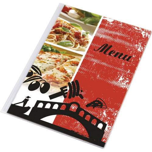 Menu Holder Cover Restaurant A4 Pasta Pizza
