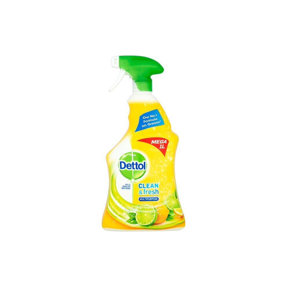 Dettol Power and Fresh Citrus Multi-Purpose Cleaner, 1 Litre