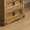 Home Discount Corona 3 Drawer Bedside Cabinet Drawers Pine Wood 4