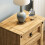 Home Discount Corona 3 Drawer Bedside Cabinet Drawers Pine Wood 3
