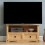 Home Discount Corona 2 Drawer TV Unit Stand Shelf Cabinet Rustic 2