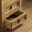 Home Discount Corona 3 Drawer Bedside Cabinet Drawers Pine Wood 5