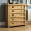 Home Discount Corona 5 Drawer Chest Bedroom Storage Rustic Pine 1