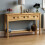 Home Discount Corona 3 Drawer Console Table Hallway Storage Pine 1