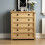 Home Discount Corona 5 Drawer Chest Bedroom Storage Rustic Pine 2