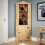 Vida Designs Corona Rustic 1 Door Corner Bookcase Display Unit 3