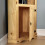 Vida Designs Corona Rustic 1 Door Corner Bookcase Display Unit 6