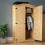 Home Discount Corona 2 Door Wardrobe Hanging Rail Shelf Rustic 3