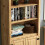 Home Discount Corona 2 Door Bookcase Cabinet Shelf Storage Pine 5