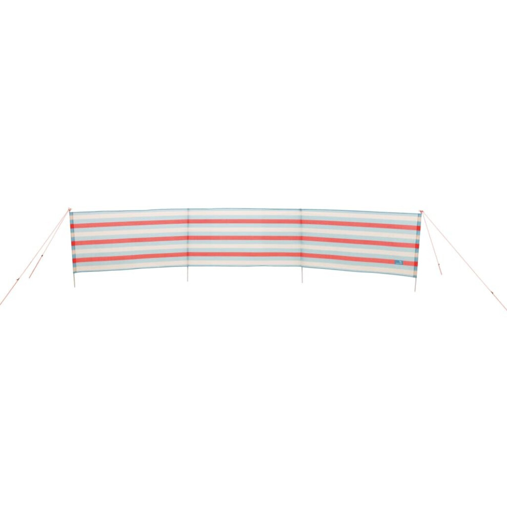 Vidaxl Easy Camp Beach Windscreen Shore Blue And Red Hiking Beach Shelter Windbreaks