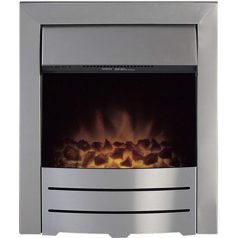 Adam Colorado Electric Fire in Brushed Steel