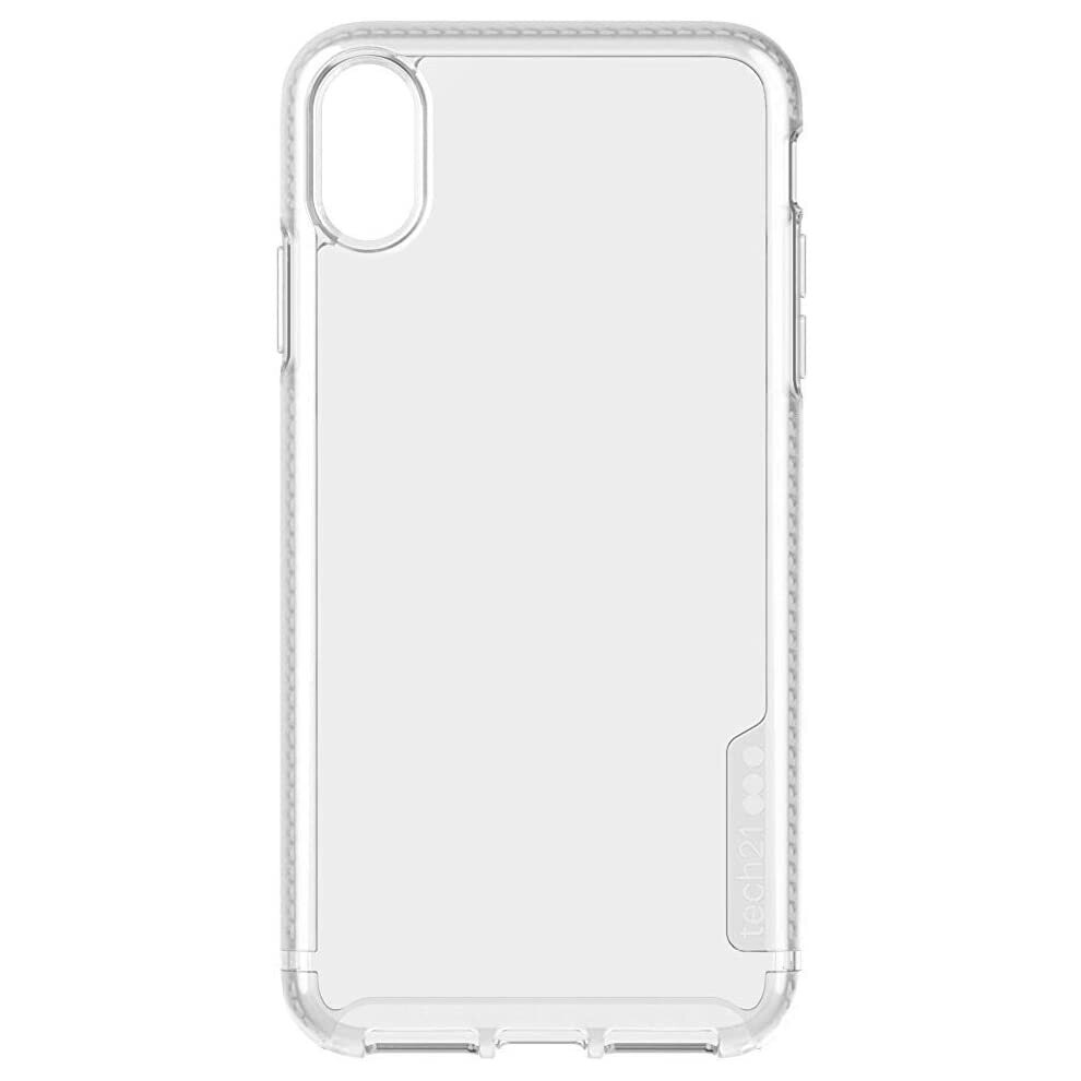 Tech21 Protective Case For Apple iPhone XS MAX (6.5") Ultra Thin Back Cover with BulletShield Protection - Pure Clear - Transparent