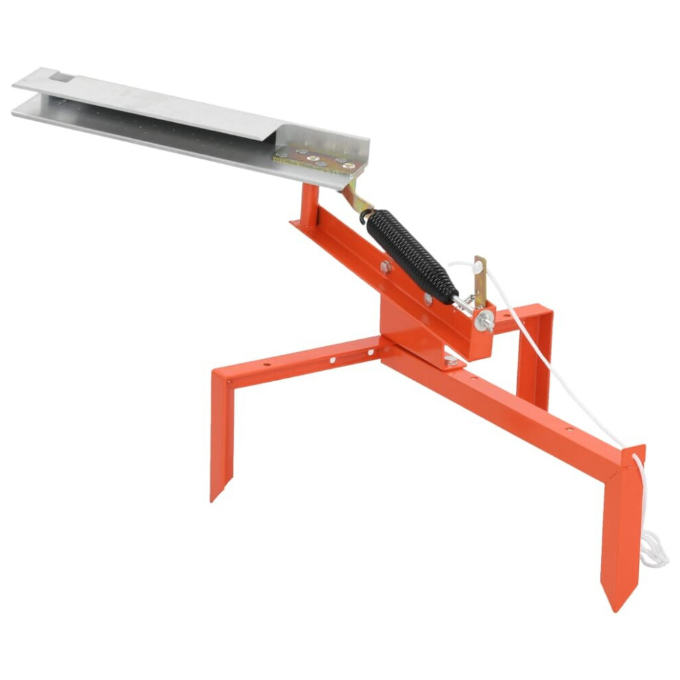 vidaXL Clay Target Thrower Steel Launcher Hunting Shooting Practise Accessory