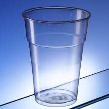 (Sleeve of 50) Recyclable Plastic Pint Glasses 568ml