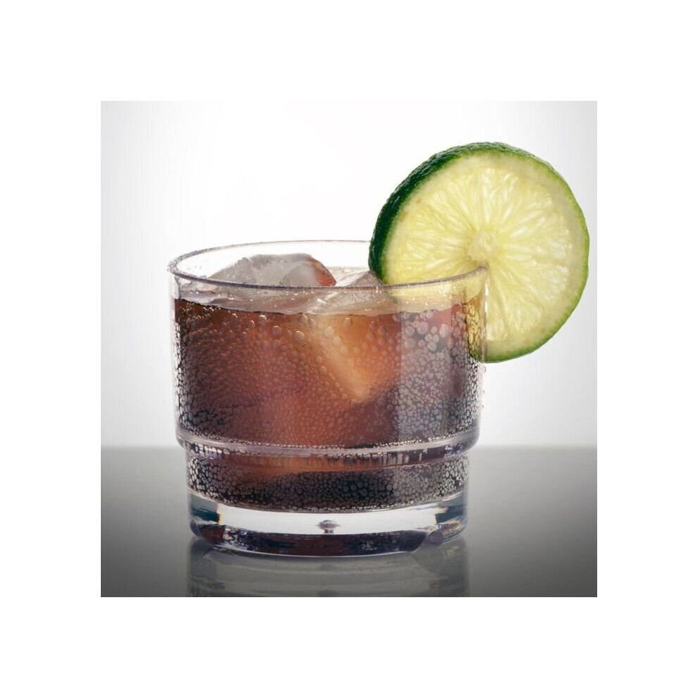Avenue Eternity (Pack Of 8) Unbreakable Polycarbonate Small Stacking (Whiskey) Tumblers 150Ml