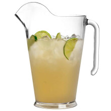 (4 Pint / 2300ml) Recyclable Hard Plastic Stackable Plastic Jugs / Pitchers