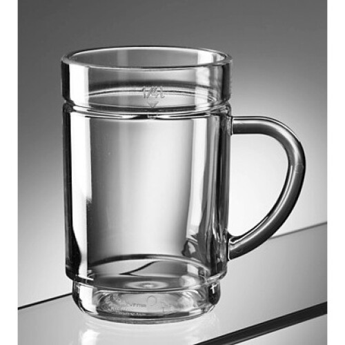 (Single) Eternity Reusable Unbreakable Polycarbonate Stackable Handled Mug 250ml