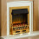 Adam Adam Blenheim Electric fire in Brass 4