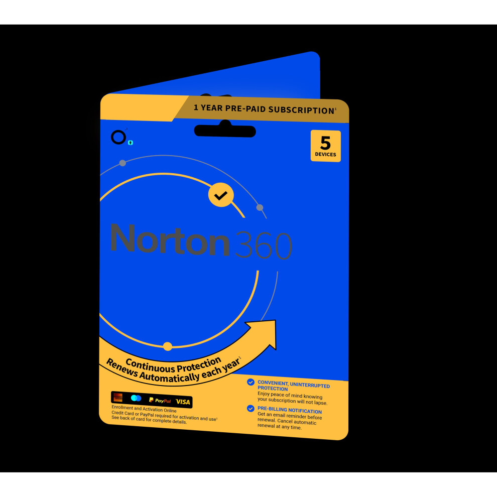 Norton 360 Deluxe 2023 | 5 Devices | 1 Year Subscription with Automatic Renewal