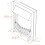 Adam Adam Blenheim Electric Fire in Chrome 4