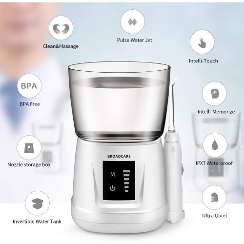 ORAL IRRIGATOR WITH 1000ML INVERTIBLE WATER TANK 1