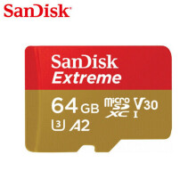 Sandisk 64GB Extreme microSDXC memory card Class 10