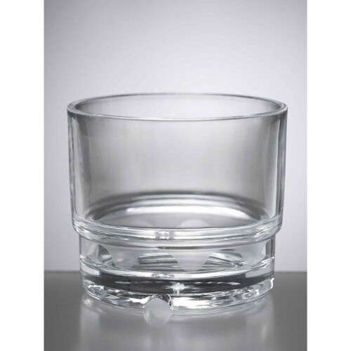 (Pack of 8) Unbreakable Polycarbonate Small Stacking (Whiskey) Tumblers 150ml 2