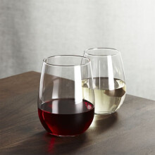 (Box of 50) Unbreakable Tritan Stemless Wine Glasses 390ml