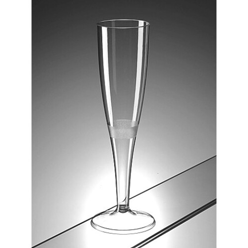 (Box of 100) Disposable Champagne Flutes 160ml