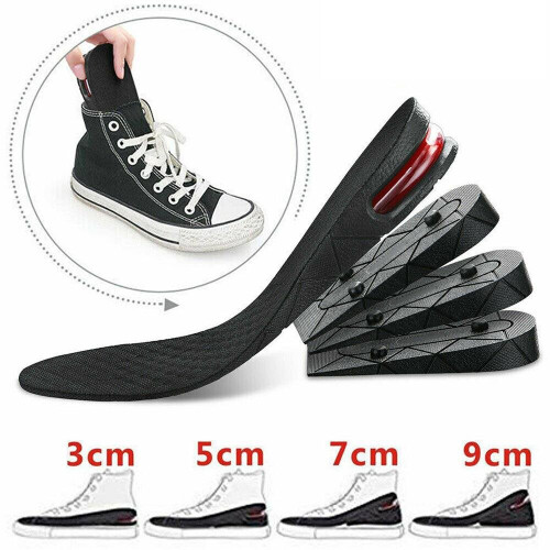 Unisex 3cm 5cm 7cm or 9cm Heel Height Increase Shoe Lift Insole