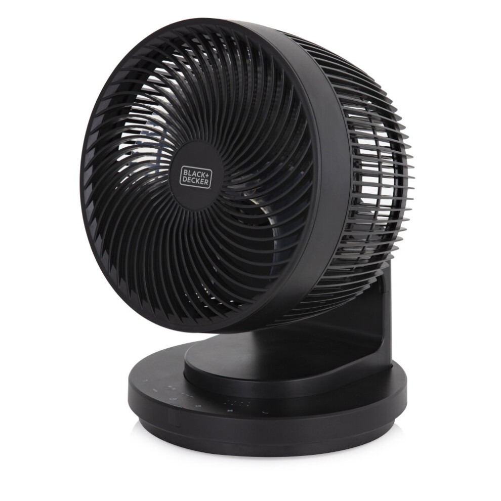 Black And Decker BXFD52002GB 11 inch Air Circulator Desk Fan, Black