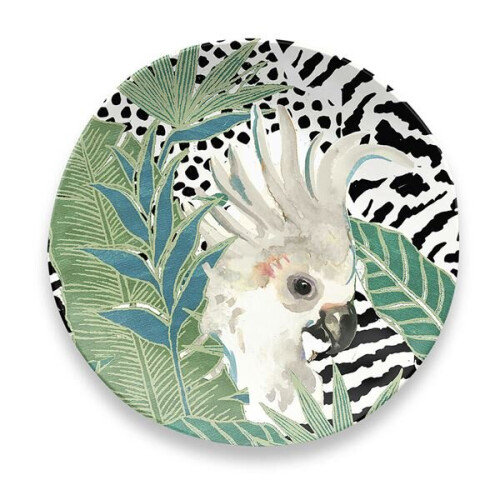 Epicurean Lush Jungle Cockatoo Side Plate
