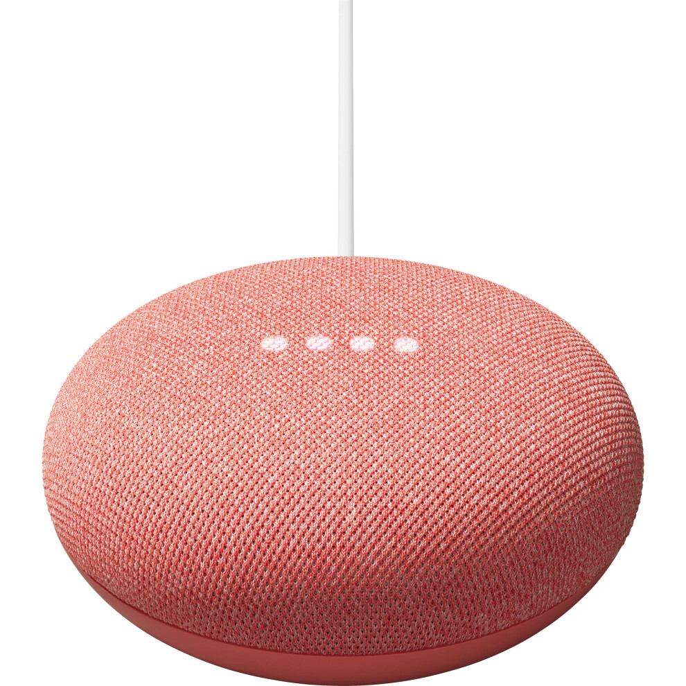 Google Nest Mini Coral (Campari, 2nd Generation)