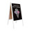 (White) A-board Wooden Erasable Chalkboard Blackboard Sign 3