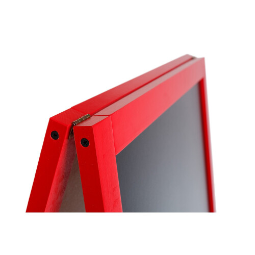 (Red) A-board Wooden Erasable Chalkboard Blackboard Sign 2