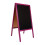(Violet) A-board Wooden Erasable Chalkboard Blackboard Sign 1