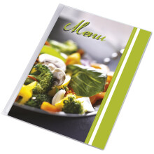 Menu Holder Cover Restaurant Pub Bar A4 - Vegetables