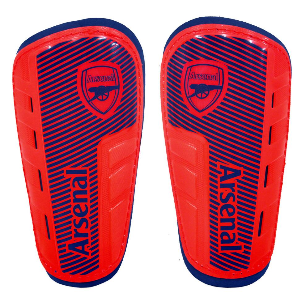 Arsenal FC Official Football Gift Shinguards Shinpads Red