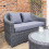 Rowlinson Bunbury Sofa Set Grey Weave 2
