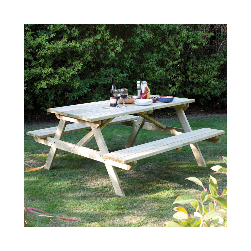6ft Picnic Bench