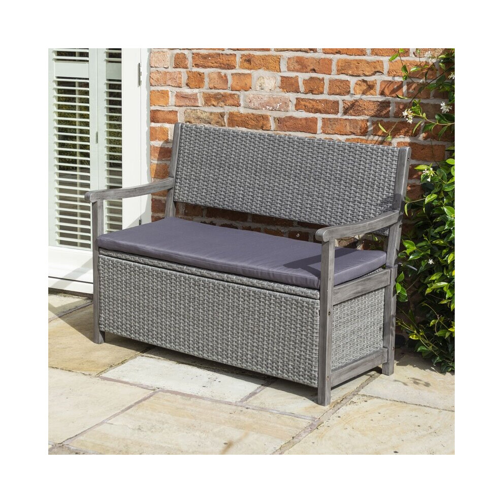 Alderley Rattan Storage Bench