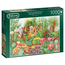 Jumbo Falcon de Luxe The Flower Show 'Desert Plants' 1000 Piece Jigsaw Puzzle