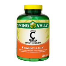 Spring Valley Vitamin C 1000 mg with Rose Hips, 250 tablets