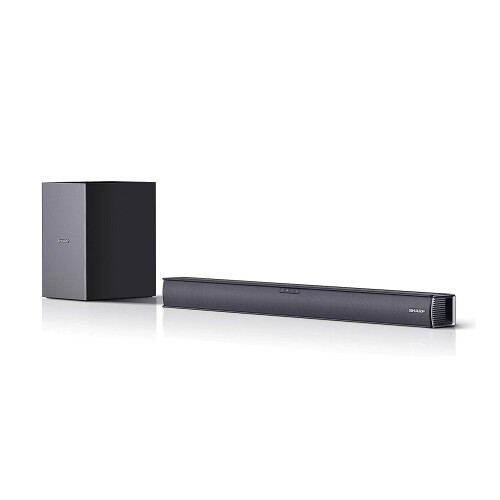 Sharp Sharp 160W 2.1 Slim Soundbar System with Wireless Subwoofer, Bluetooth - Black