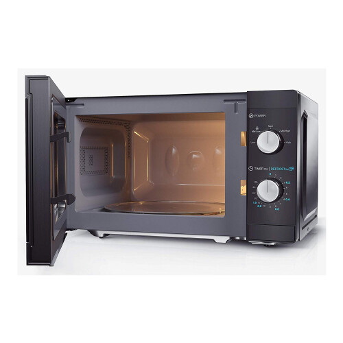 Sharp Sharp YC-MS01U-B Black 20L Microwave, 800W, Defrost Settings, 5 Power Levels, 35min Timer, Flat-Front Easy-Clean 2