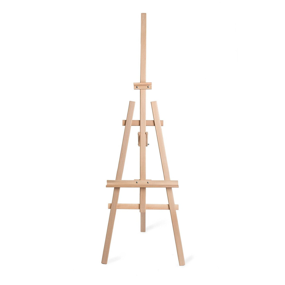 (Natural) Wooden Easel 1800mm High Blackboard Holder Display