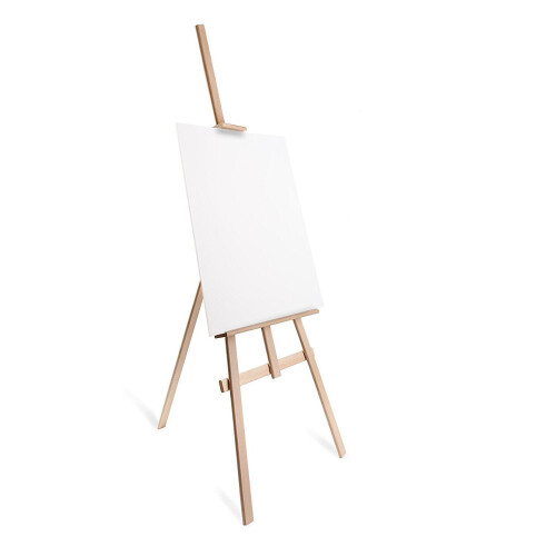 (Natural) Wooden Easel 1800mm High Blackboard Holder Display 1
