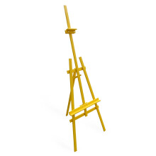 (Yellow) Wooden Easel 1800mm High Blackboard Holder Display